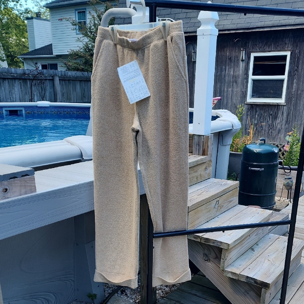 Modern Soul Beige Cozy Fleece Joggers